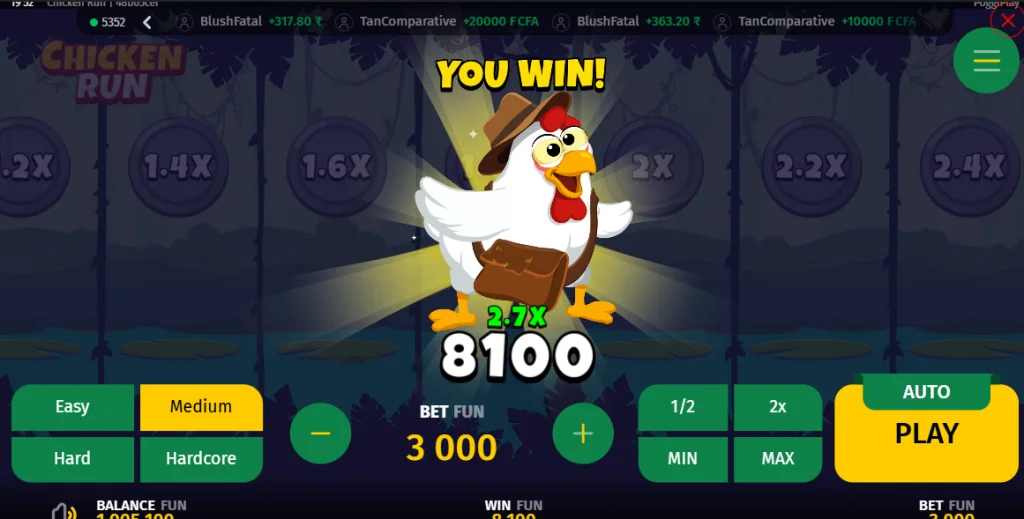 Chicken Run Spiel